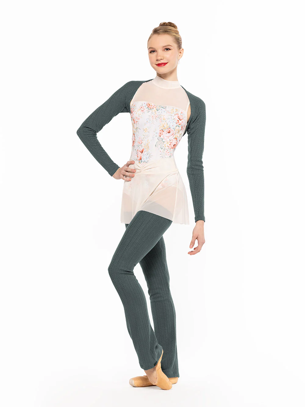 Amora Short Skirt Cream Mesh RTW - Image 4