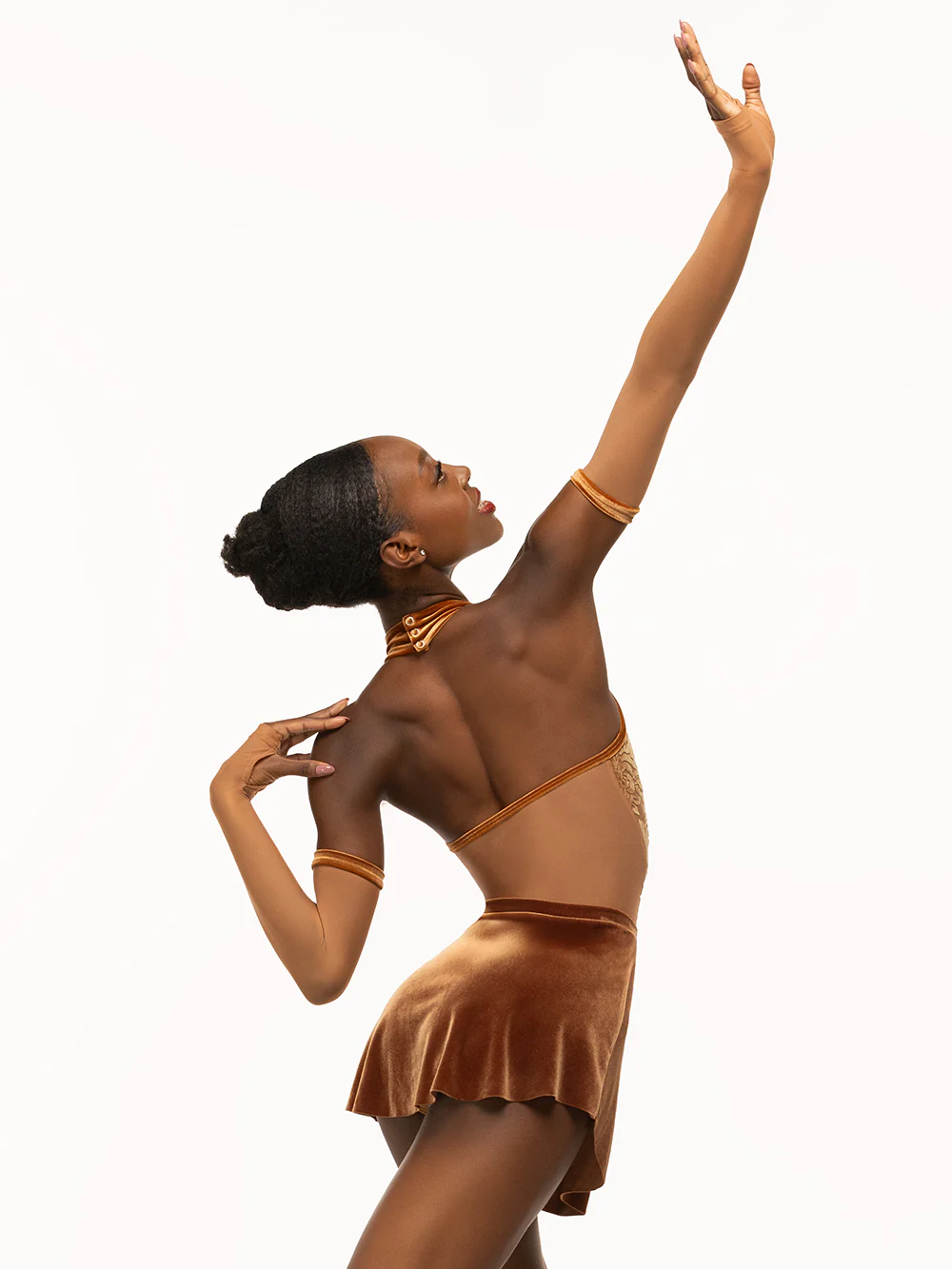 Arm Sleeves Cognac Mesh RTW - Image 5