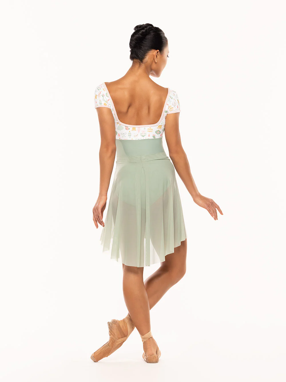 Back Tuck Skirt Paradise Garden Mesh Kids RTW - Image 6