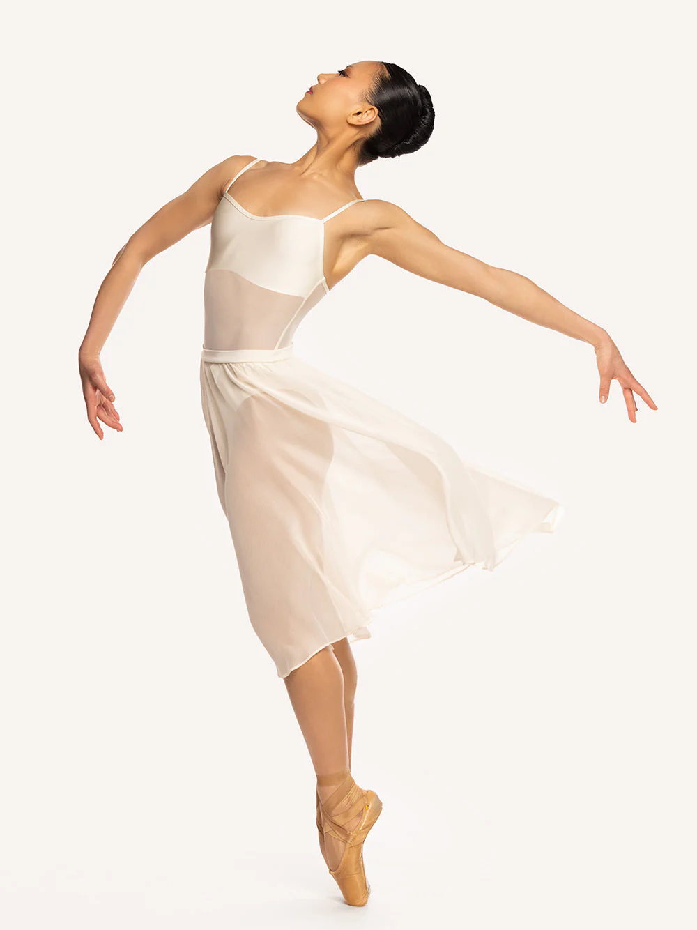 Chiffon Rehearsal Skirt Cream RTW - Image 6