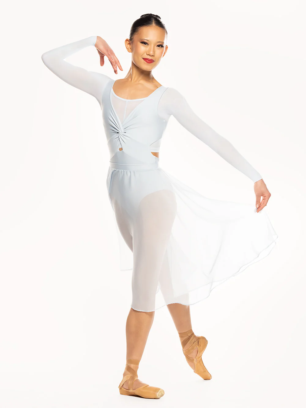 Back Seam Crop Top Frost Mesh Kids RTW - Image 8