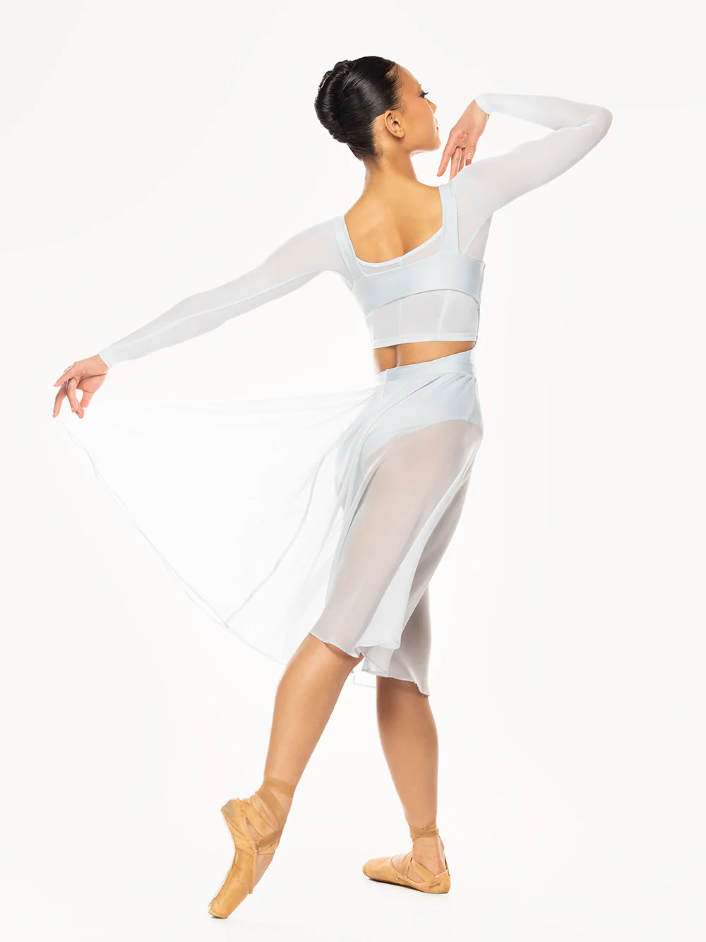 Chiffon Rehearsal Skirt Frost RTW - Image 9