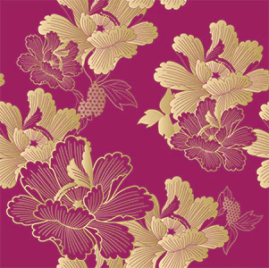 Dramatic High-Low Skirt Imperial Blooms Mesh RTW - Image 4