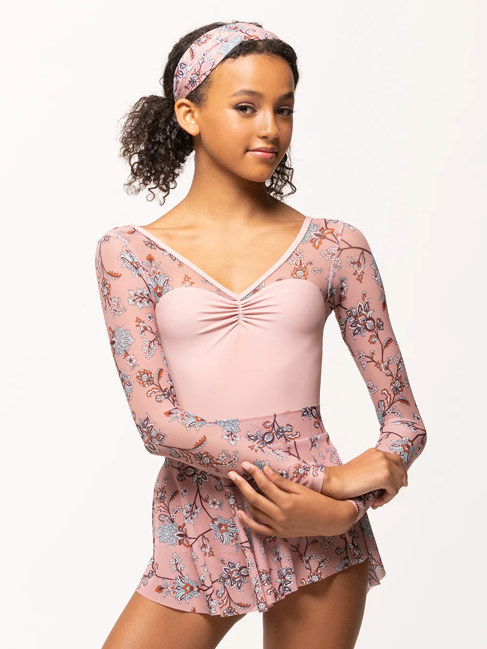 Hipster Skirt Crescendo Pink Mesh Kids RTW - Image 3
