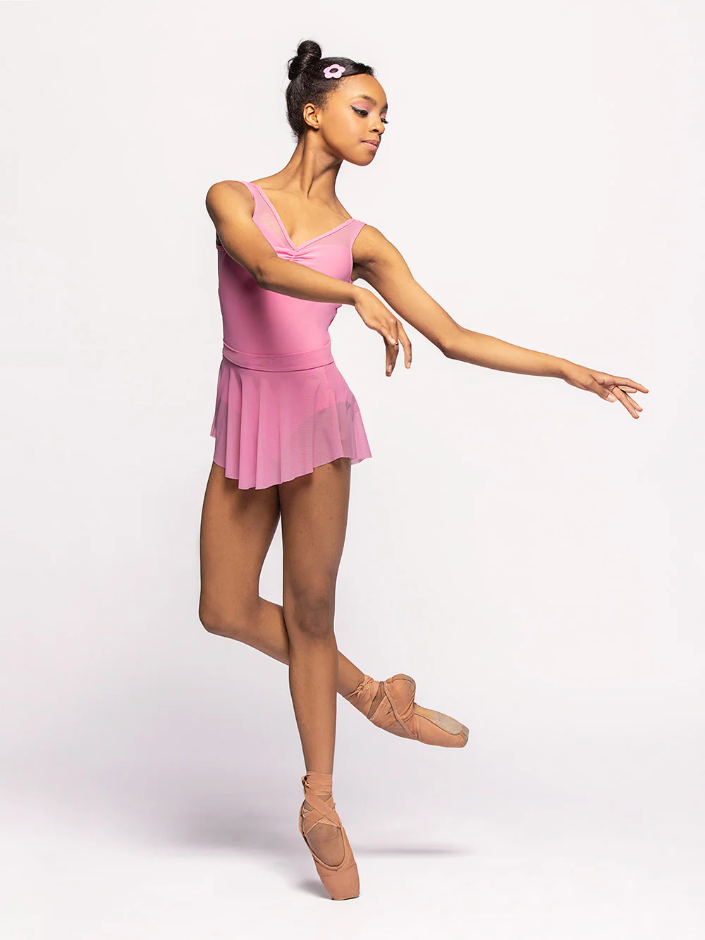 Hipster Skirt Kids Pink Lemonade Mesh RTW - Image 3