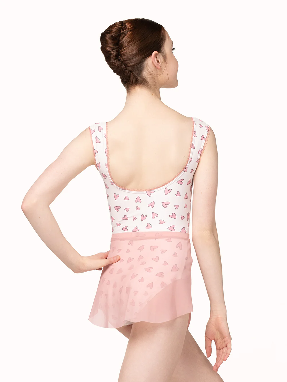 Lina Leotard Hearts Cream Kids RTW - Image 4