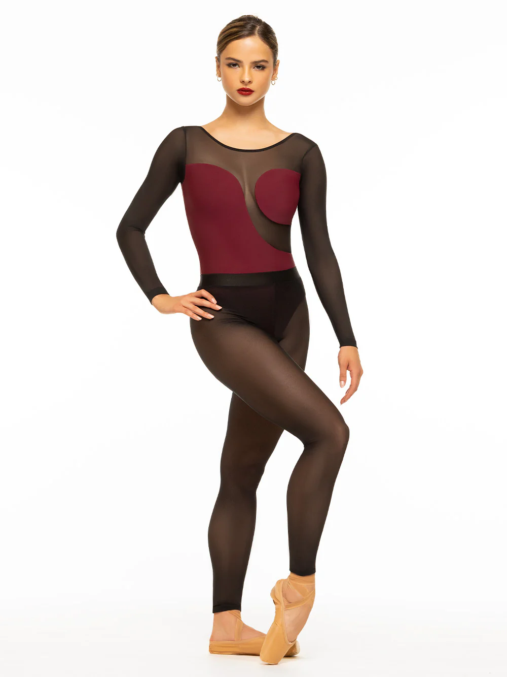 Luna Leotard Wine RTW - Image 4