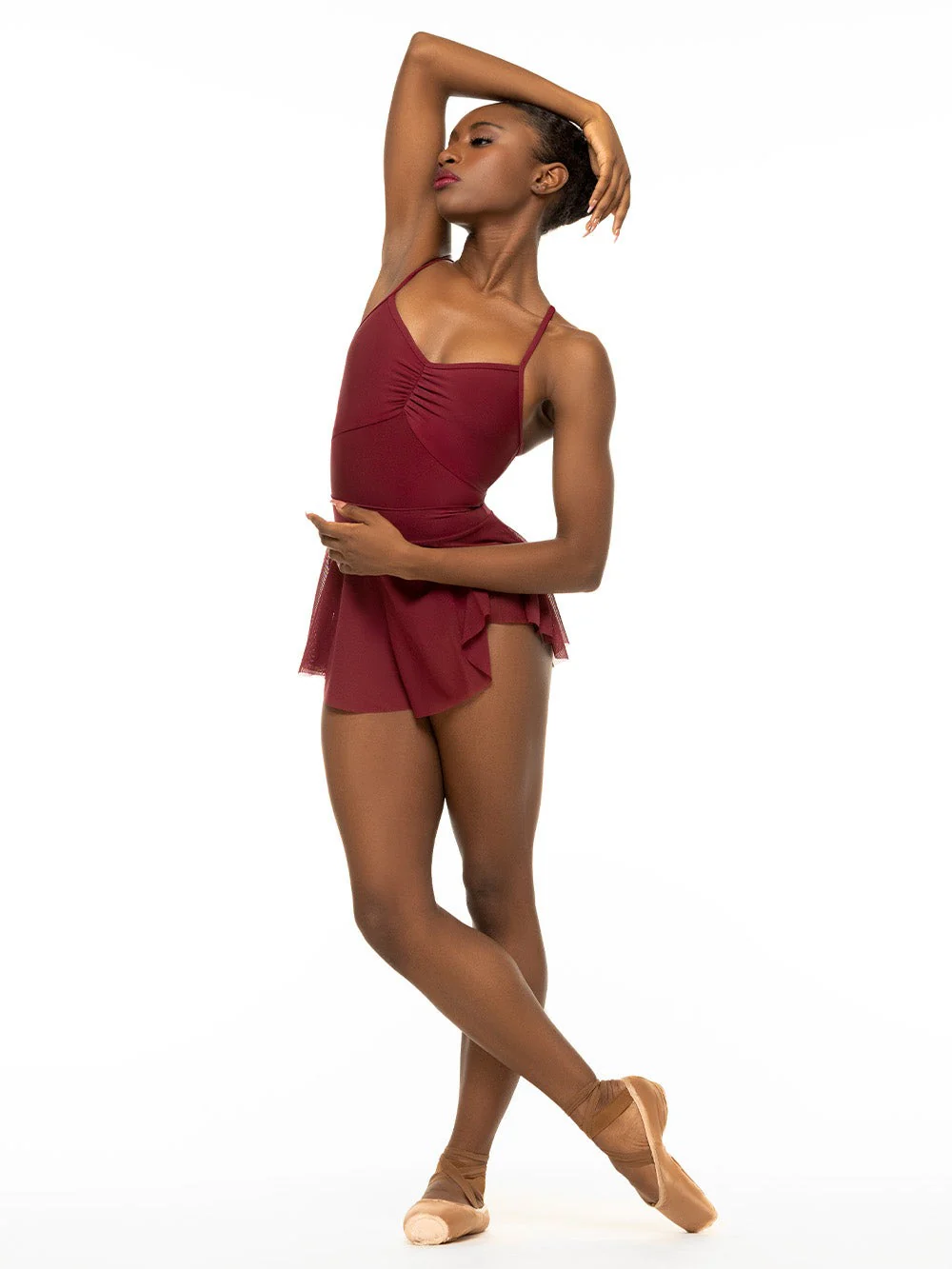 Mackenzie Leotard Wine Kids RTW - Image 4