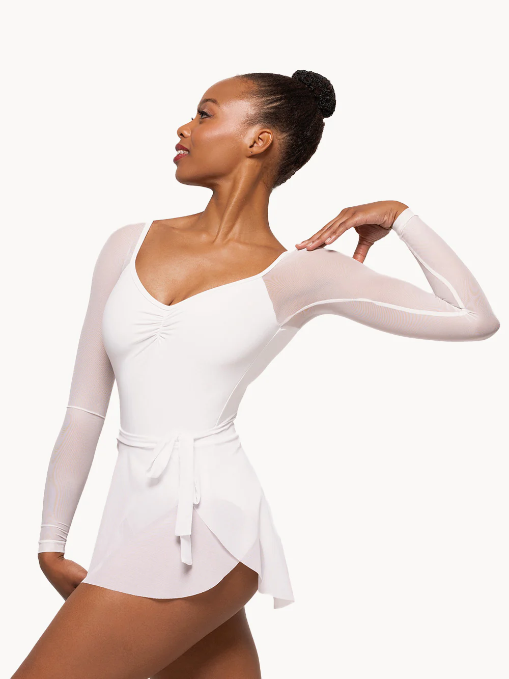 Petal Skirt White Mesh RTW - Image 5