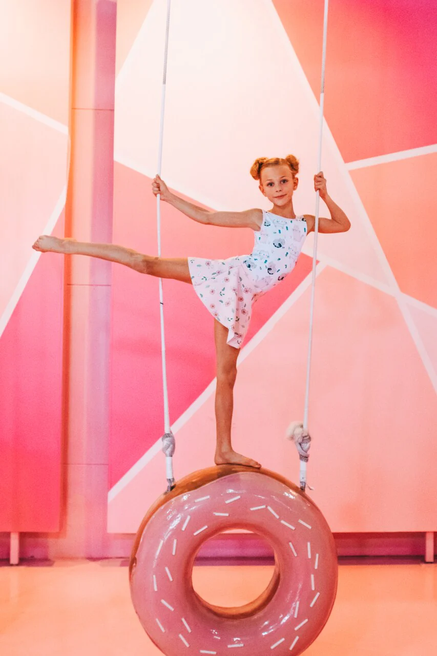 Poppy Low Back Kids Leotard - Image 5