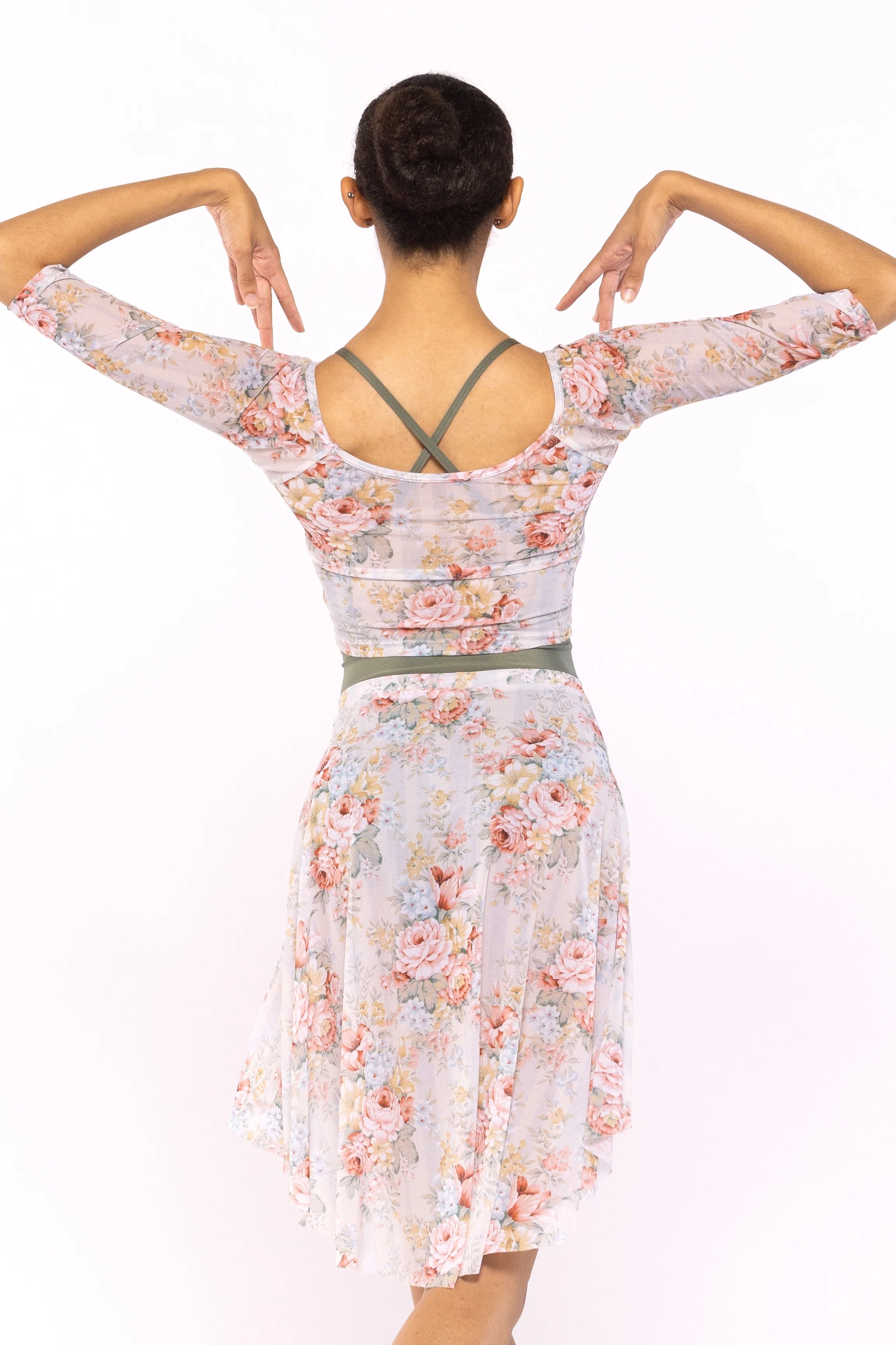 Raglan Crop Top Endless Love Mesh RTW - Image 4