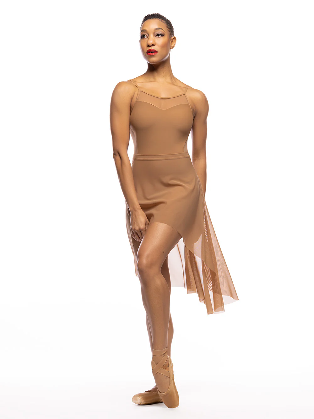 Short Dragonfly Skirt Caramel Mesh Kids RTW - Image 3