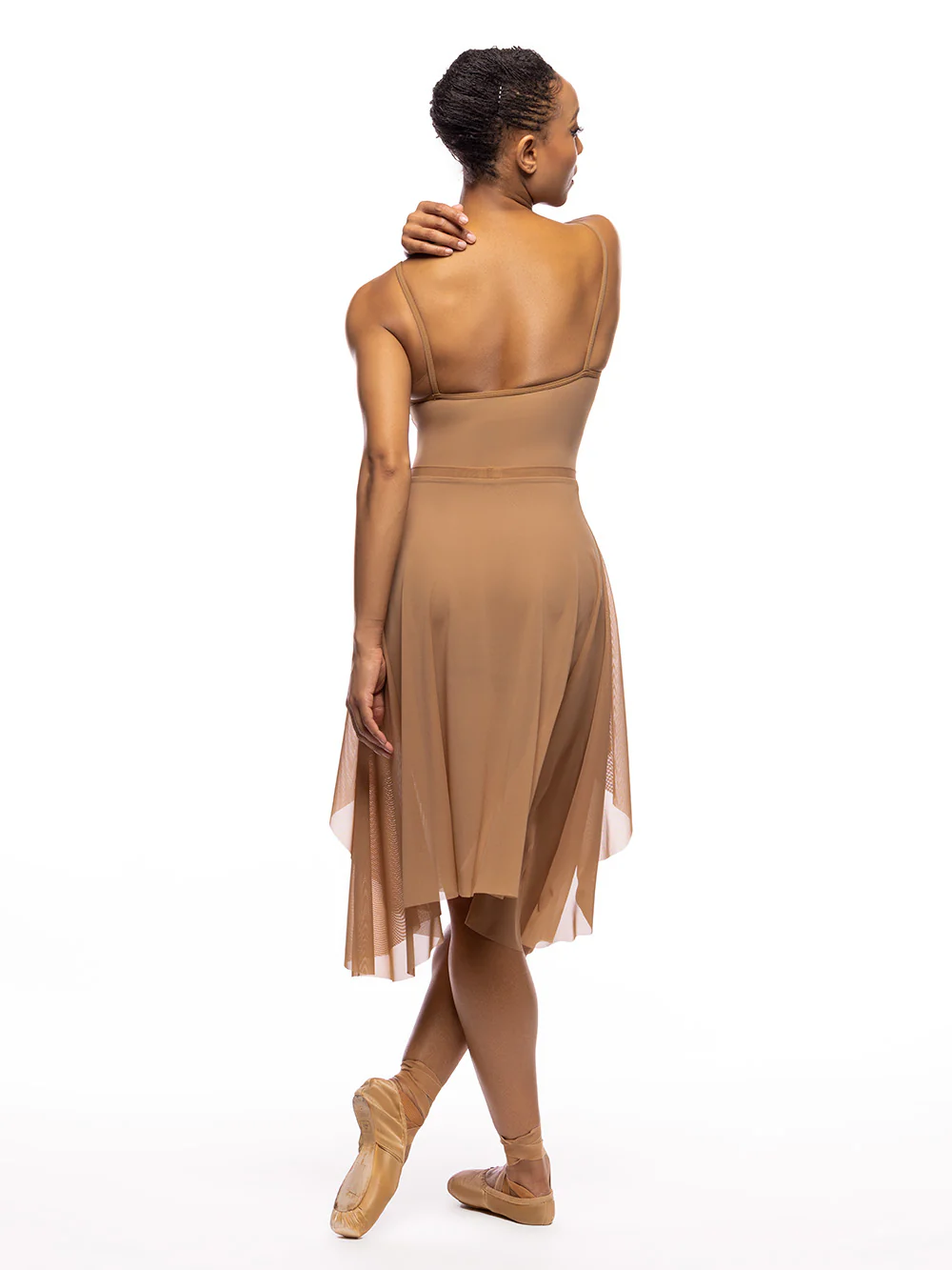 Short Dragonfly Skirt Caramel Mesh RTW - Image 2