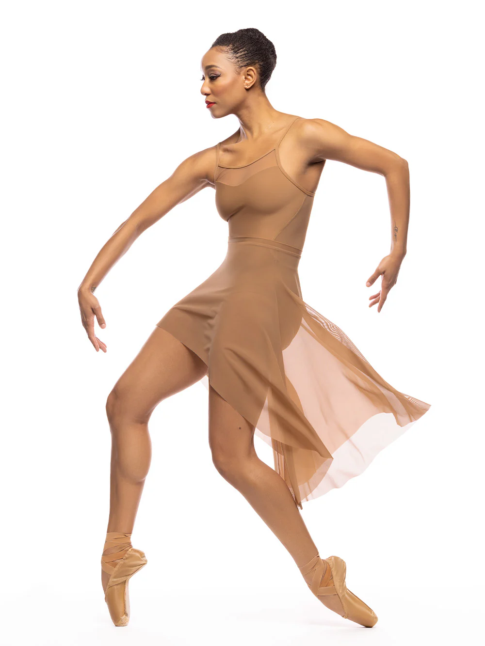 Short Dragonfly Skirt Caramel Mesh RTW - Image 3