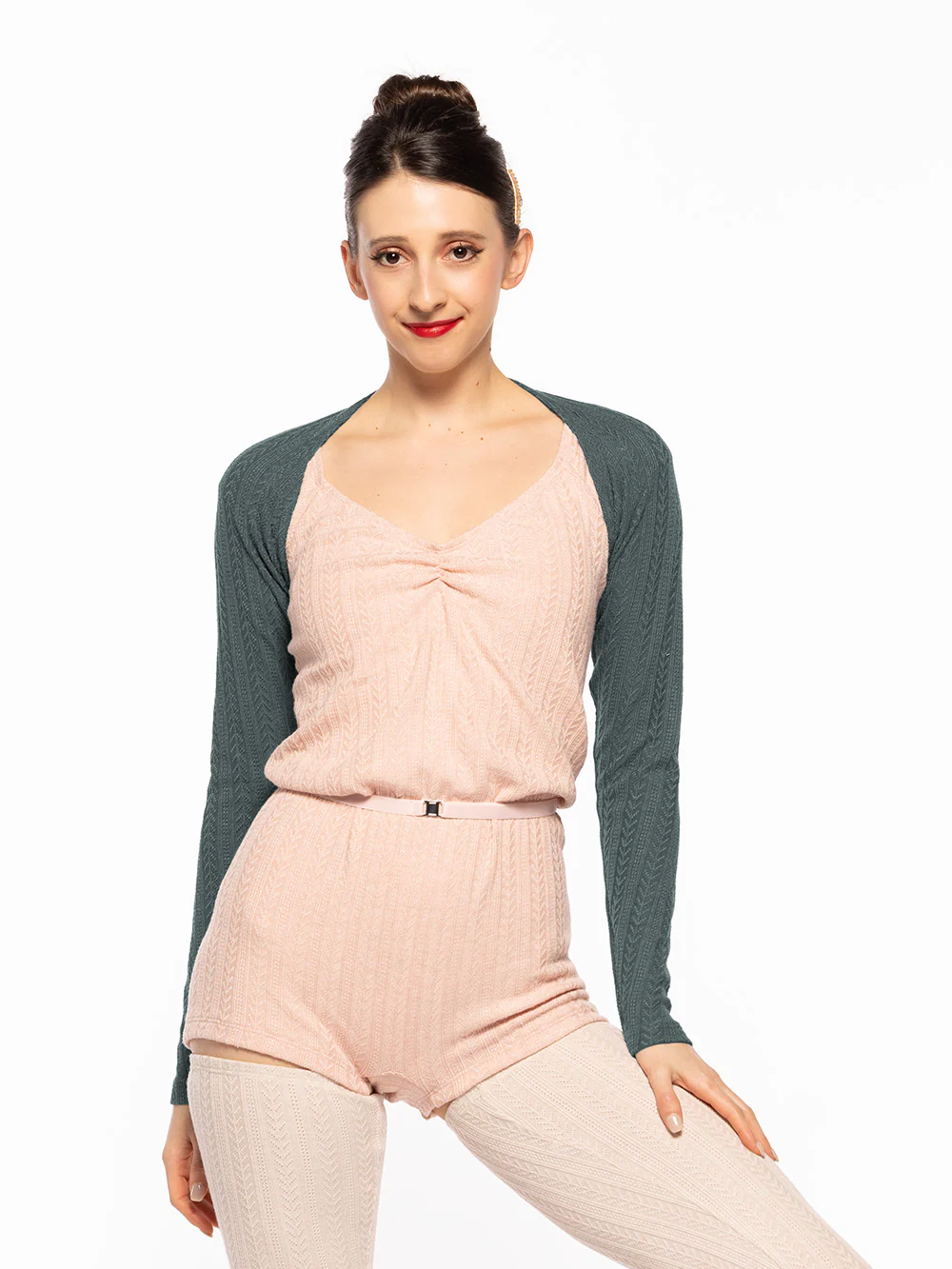 Simone Shortie Knit Rosewater Kids RTW - Image 3