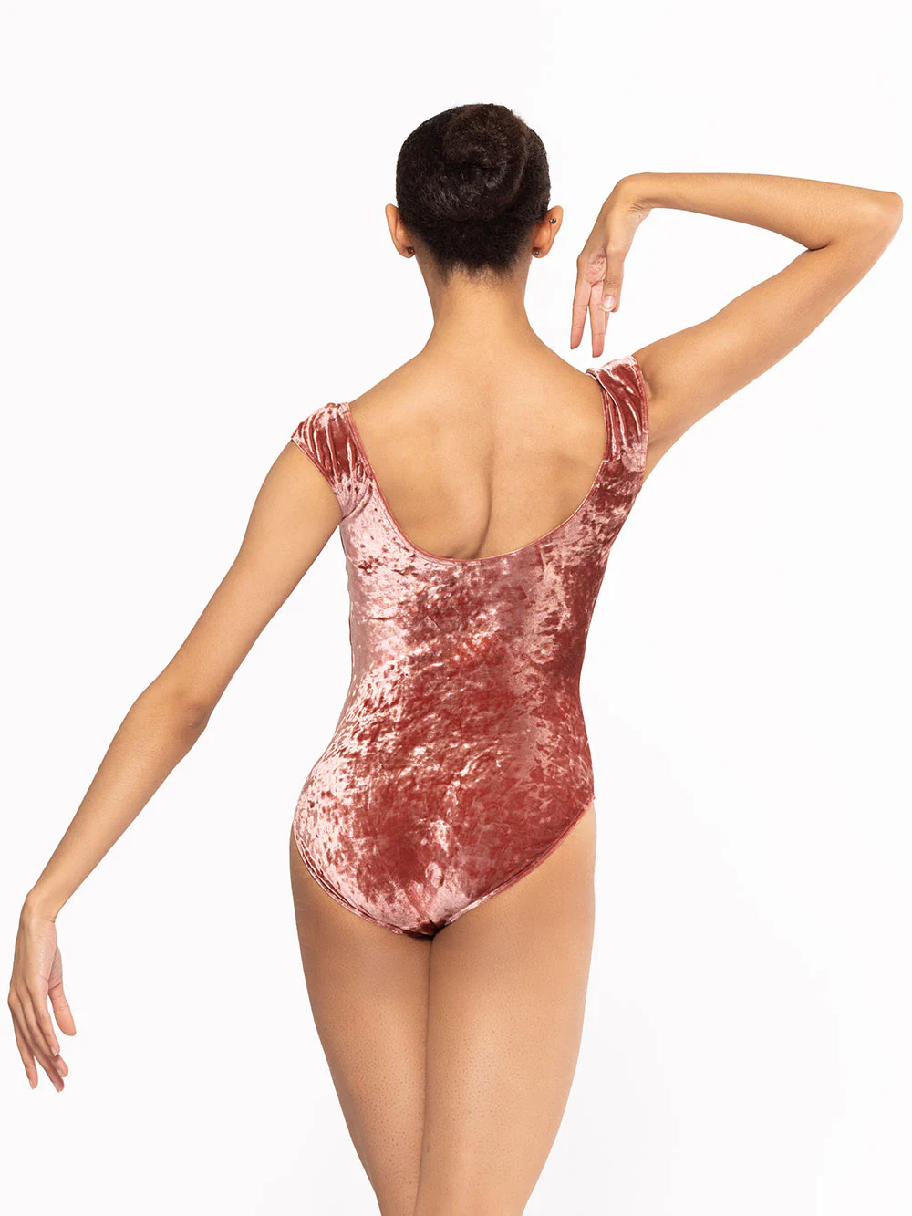 Sophia Leotard Sandstone Crushed Velvet RTW - Image 2