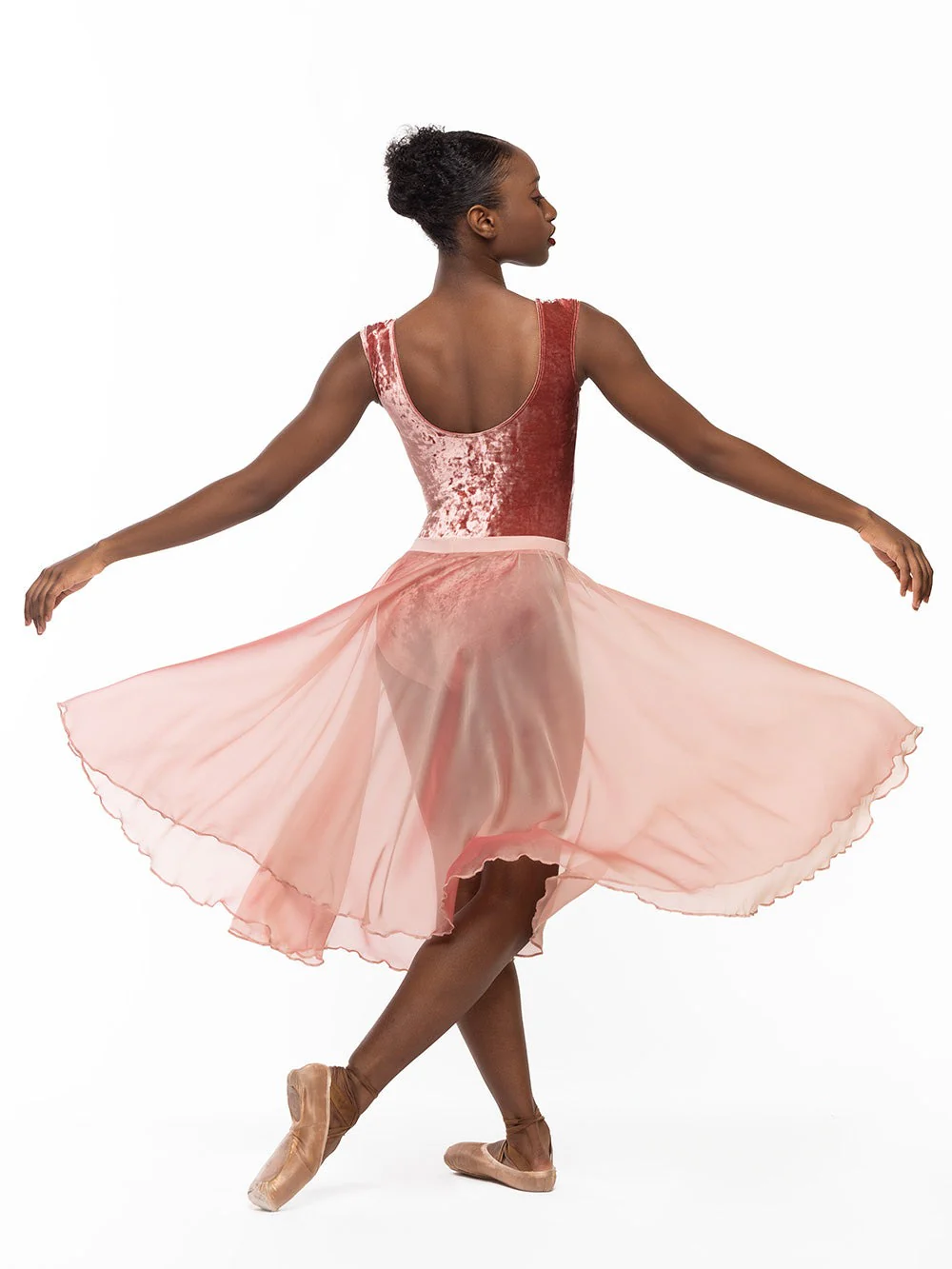 Sophia Leotard Sandstone Crushed Velvet RTW - Image 6