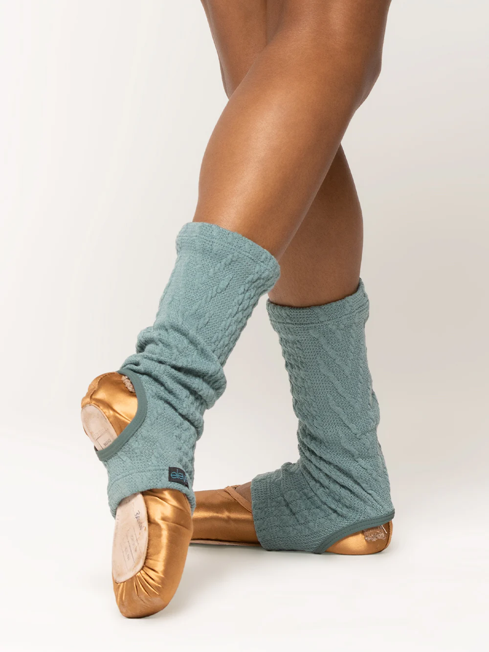 Stirrup Leg Warmers Ankle Knit Ocean Kids RTW - Image 2