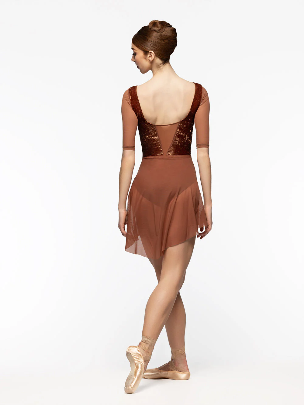 Tempe Leotard Spice Crushed Velvet RTW - Image 4