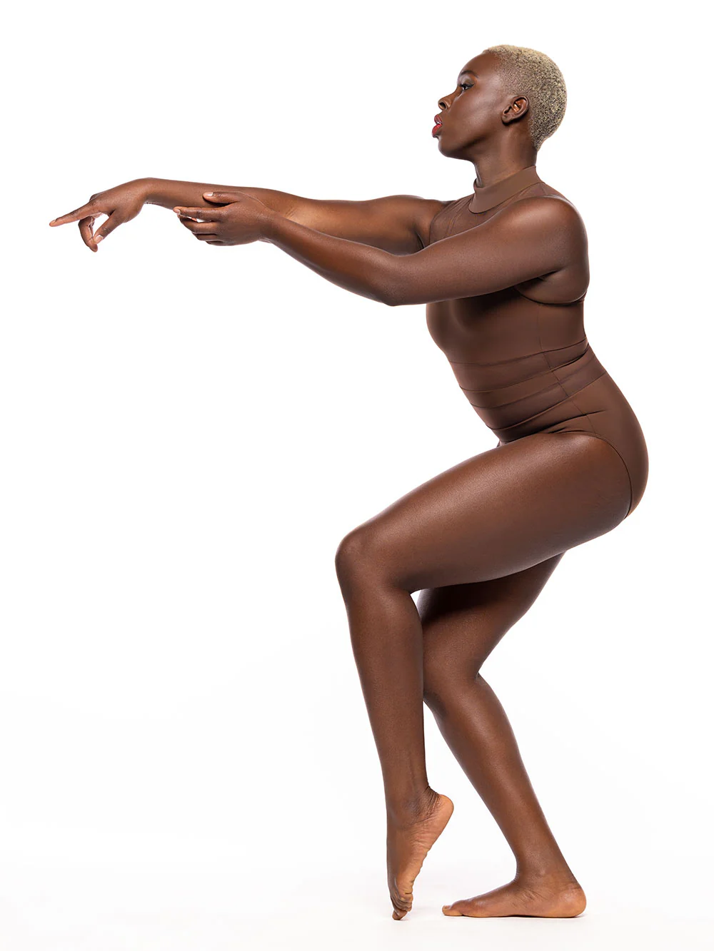 Zoe Coffee Kids Leotard RTW - Image 3